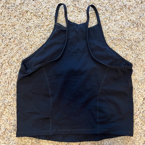 Black high neck workout tank size Medium brand Flex Living - Picture 2 of 3